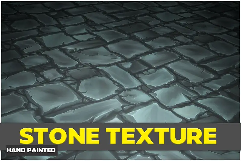 Hand Painted Stone Texture Asset Thumbnail