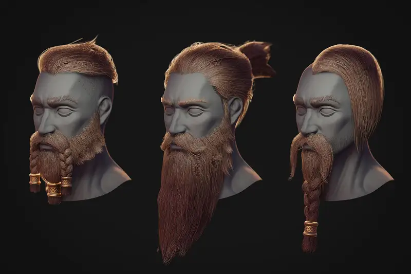 Hair and Beard Pack Asset Thumbnail