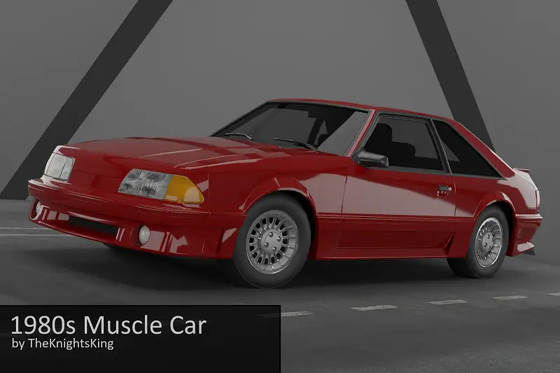 1980s Muscle Car Asset Thumbnail
