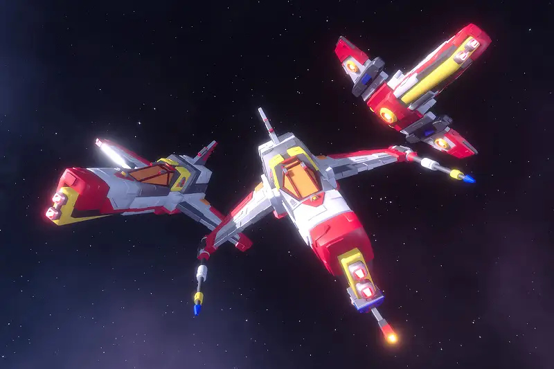 Sci-Fi Space Fighter PBR Asset Thumbnail