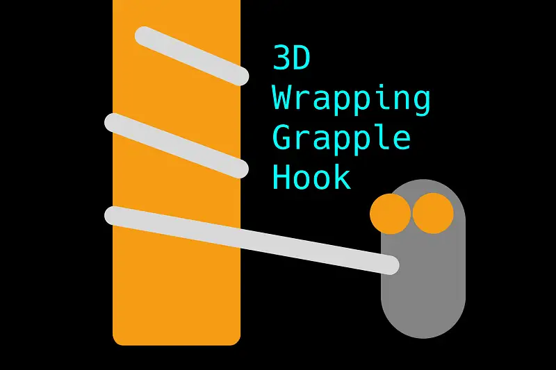 3D Wrapping Grapple Hook Asset Thumbnail