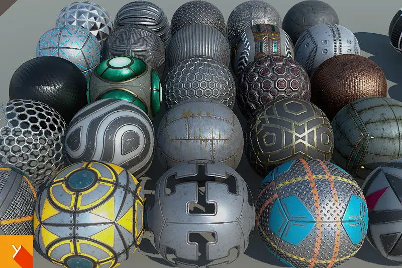 Yughues PBR Metal Materials Asset Thumbnail