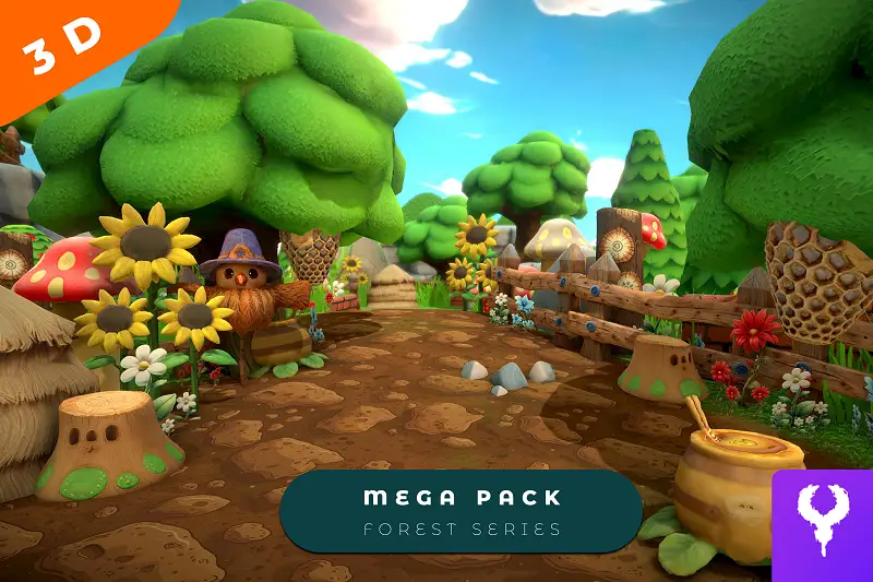 Cartoon Forest Mega Pack Asset Thumbnail