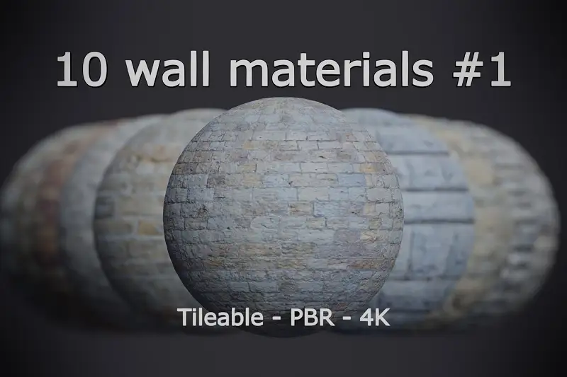 10 Seamless Wall Materials Asset Thumbnail
