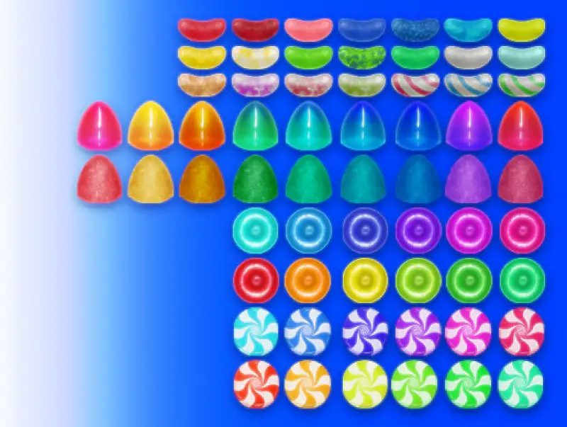 2D 54 Sweets Big Pack Asset Thumbnail