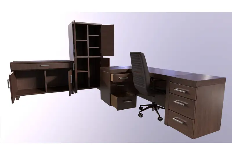 ASGS Interactable Office Furniture Bundle 1 Asset Thumbnail