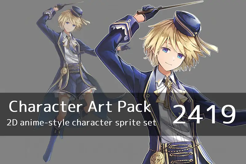 Anime Character Art Pack: 2419 Asset Thumbnail