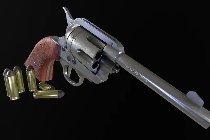 Mid-Poly Gun Weapons Asset Thumbnail