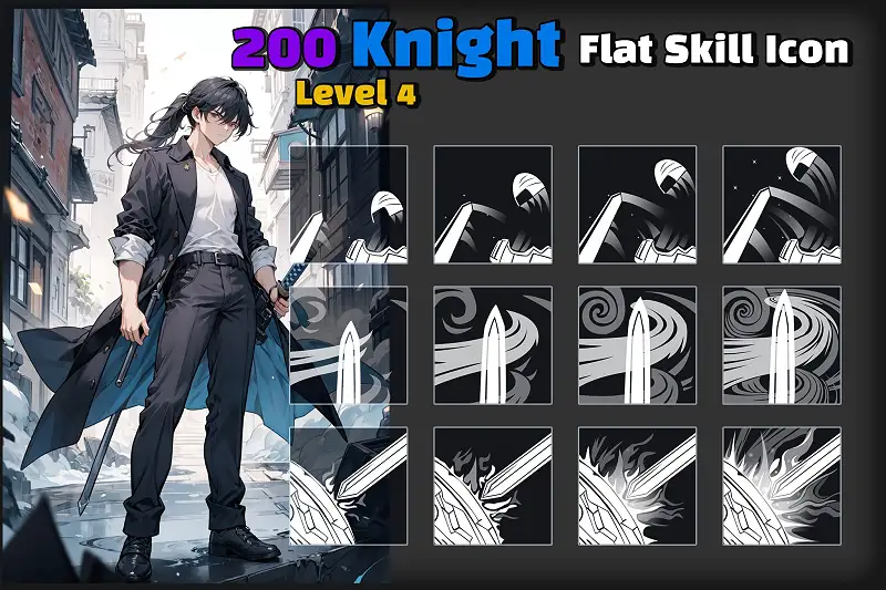 KnightFlatSkillIcon Asset Thumbnail