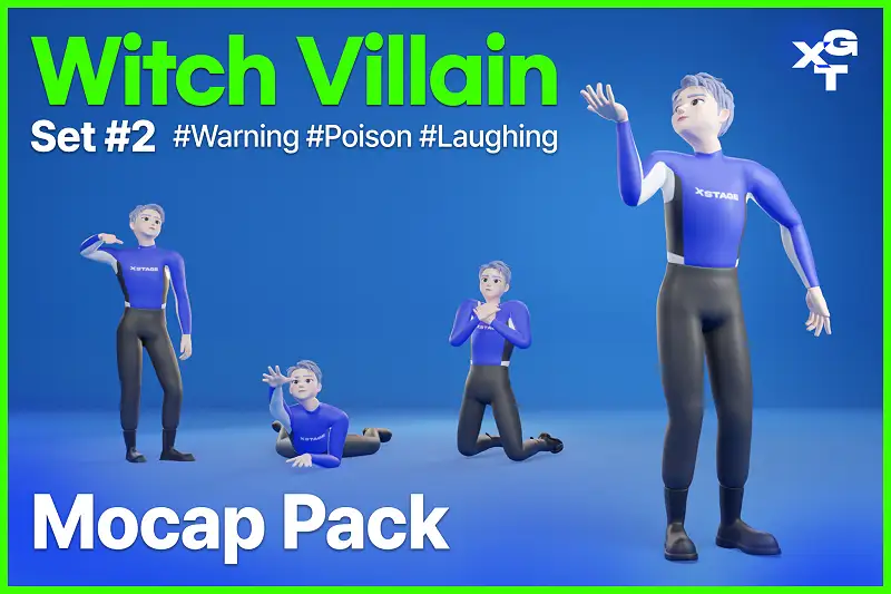 Witch Villain #2 Mocap Pack Asset Thumbnail
