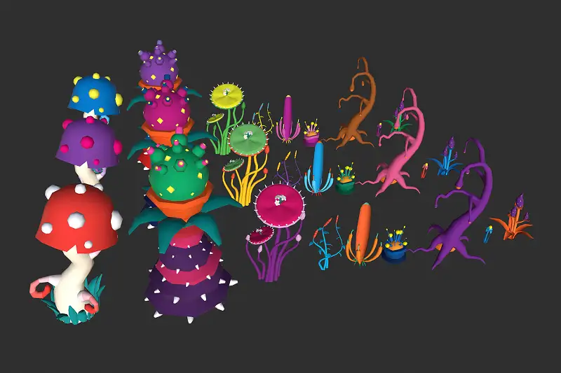 Alien Plants Pack Asset Thumbnail