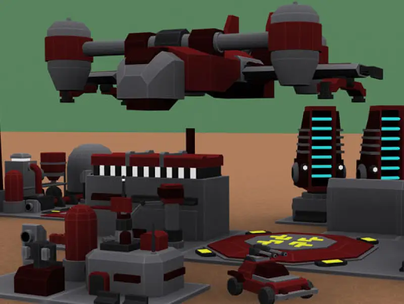 Canopus-III Low Poly Sci-fi Desert Units Set Asset Thumbnail