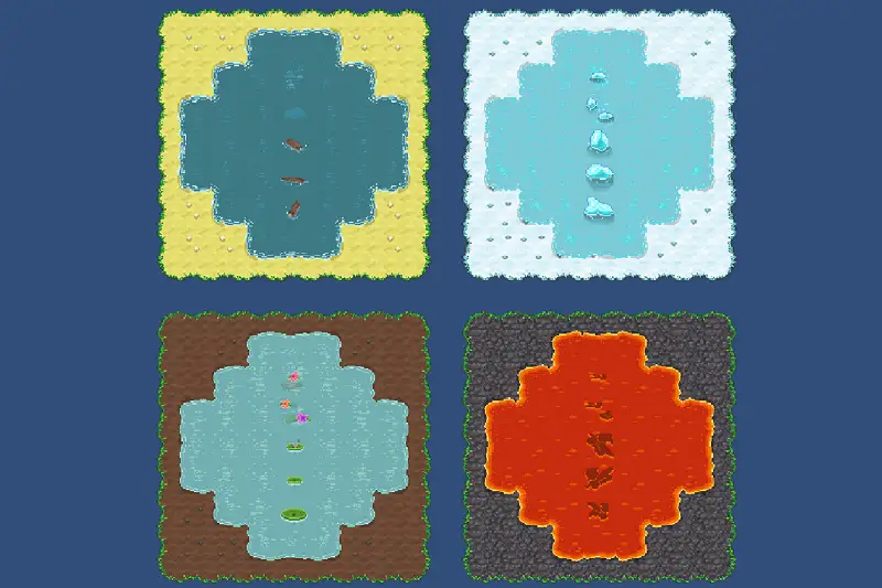 2D Water Animations Tiles Asset Thumbnail