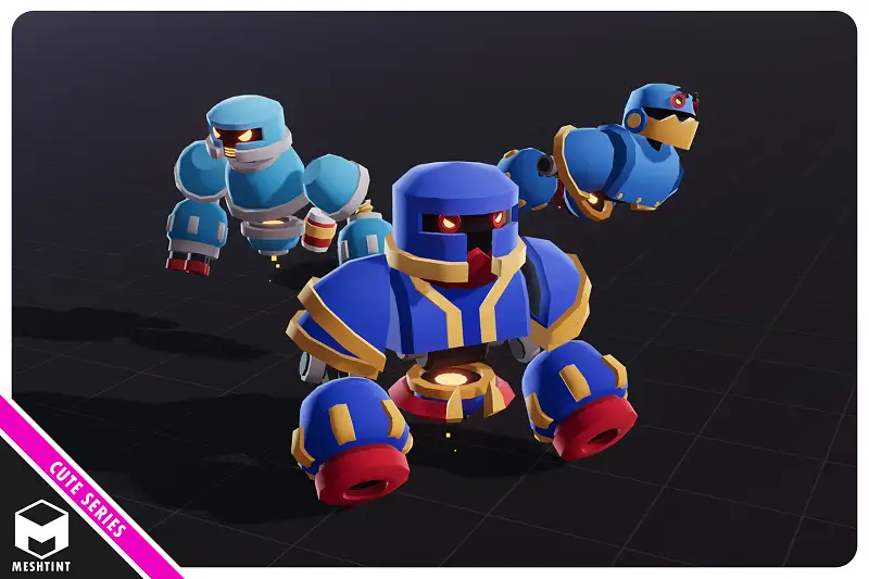 Galaxy Trooper Soldier Robot Evolution Pack Cute Series Asset Thumbnail