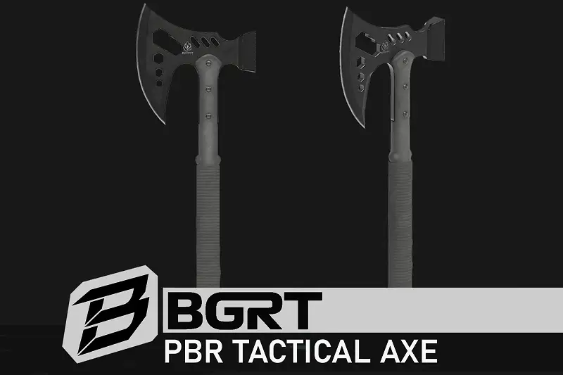 PBR Tactical Axe Asset Thumbnail