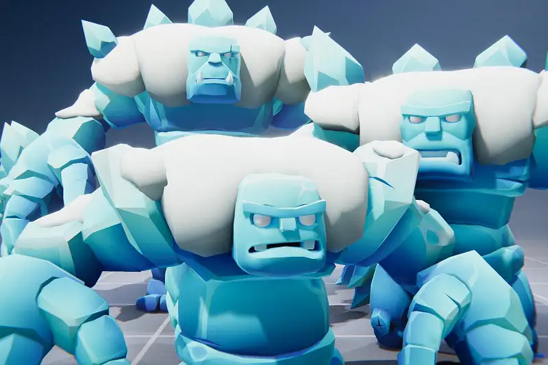 Ice Troll Family - Character + Animations Asset Thumbnail