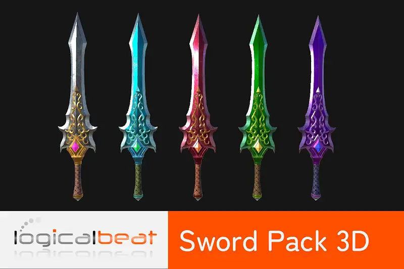 Sword Pack 3D Asset Thumbnail