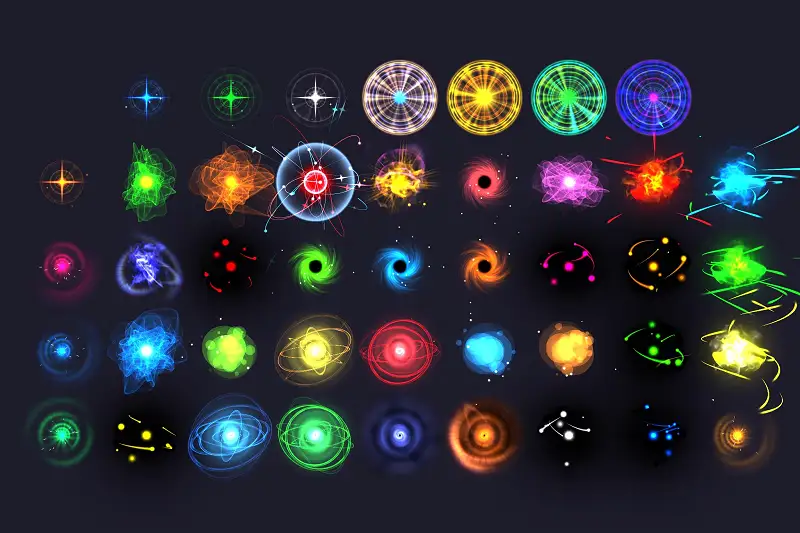 Glowing orbs pack Asset Thumbnail
