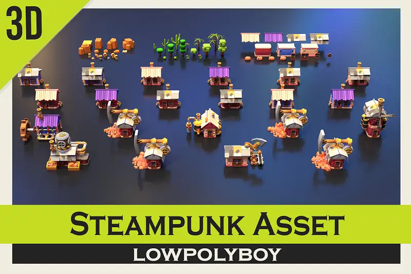 Steampunk Asset Pack Asset Thumbnail