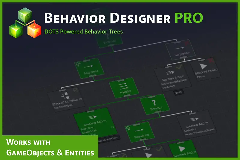 Behavior Designer Pro - DOTS Powered Behavior Trees Asset Thumbnail
