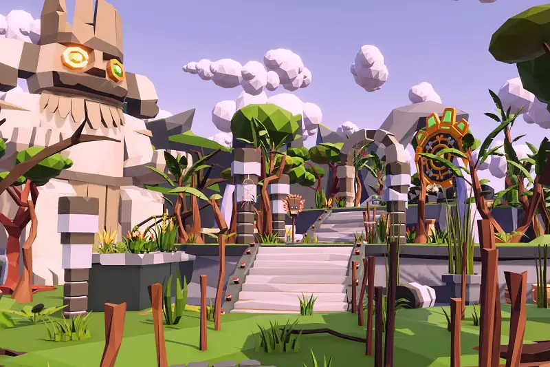 Authentic Aztec Jungle Environment Asset Thumbnail