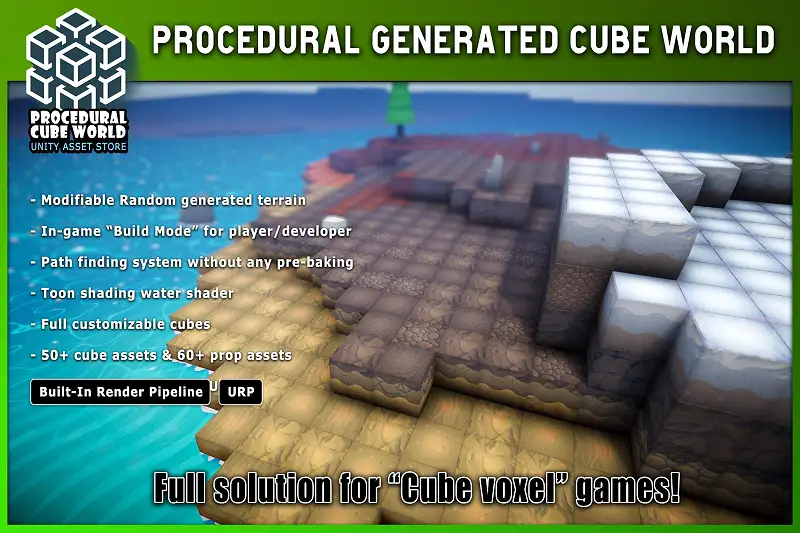 Procedural Cube World Asset Thumbnail