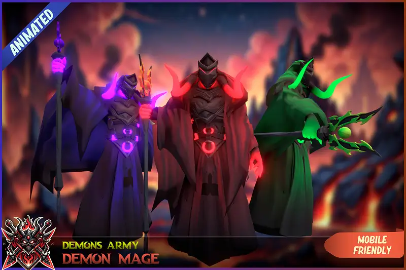 Demons army - Demon Mage Asset Thumbnail