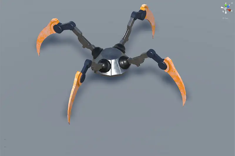 Spider orange. Asset Thumbnail