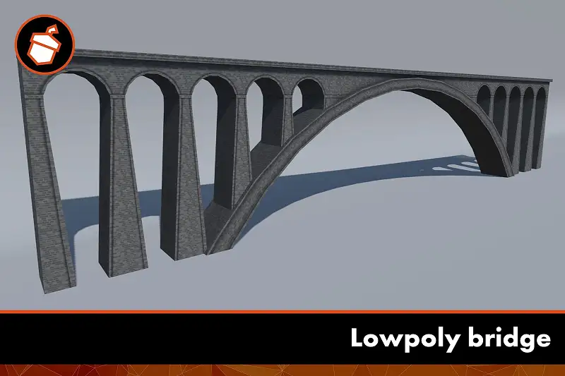 Lowpoly bridge Asset Thumbnail