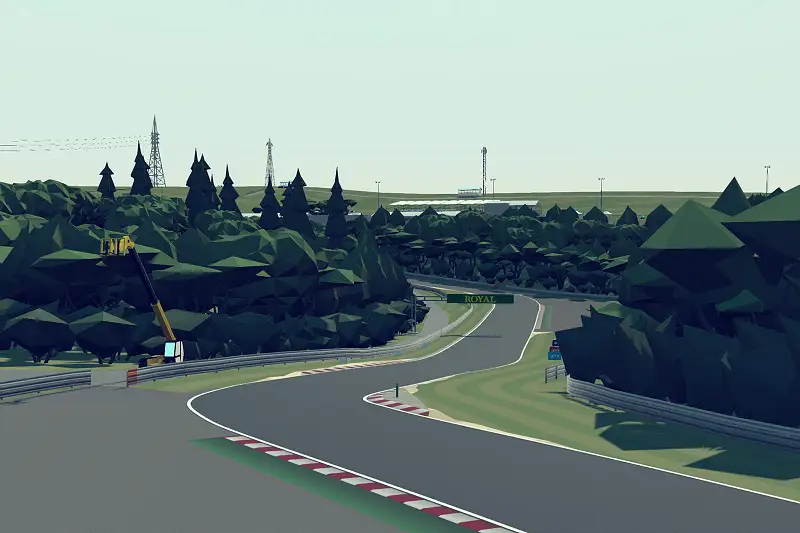 Cartoon Race Track Budapest Asset Thumbnail