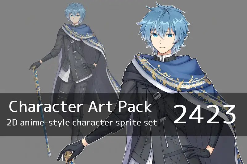 Anime Character Art Pack: 2423 Asset Thumbnail