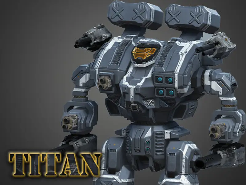 Titan - Battle Mech Asset Thumbnail