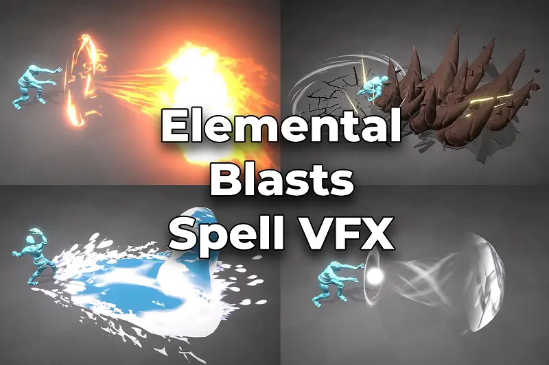 Elemental Blasts Spells Effects VFX Asset Thumbnail