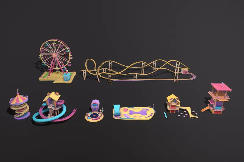 Cartoon Pack - Attractions Asset Thumbnail