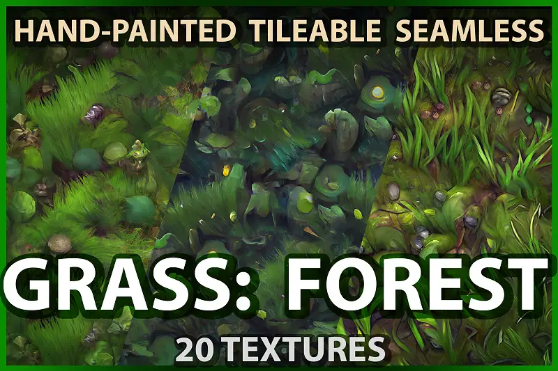 Grass Forest Floor Textures Asset Thumbnail