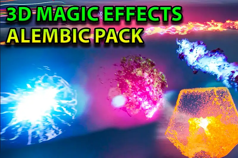 Realistic 3D Alembic Effects for AAA Games and Movies Asset Thumbnail