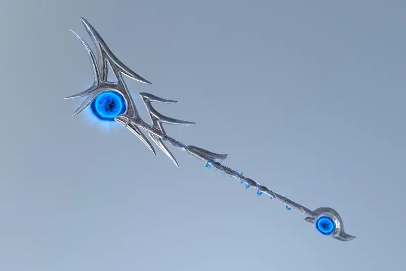 HQ PBR Fantasy staff Asset Thumbnail