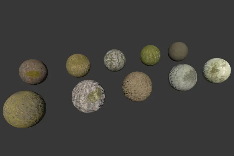 3D Bark Materials Asset Thumbnail