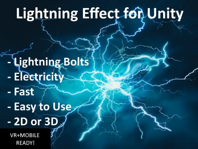 Lightning Bolt Effect for Unity Asset Thumbnail