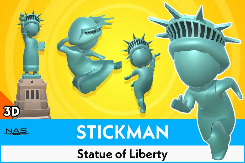 Stickman | Statue of Liberty Asset Image