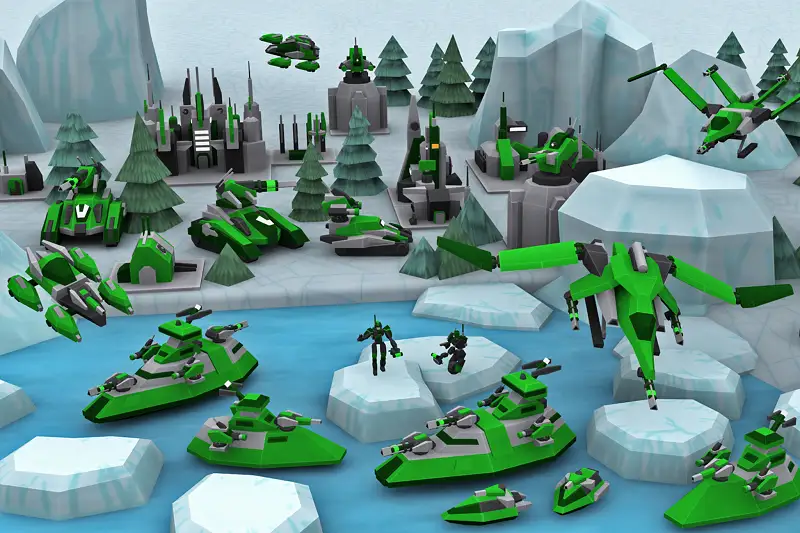 Canopus-III Sci-fi Ice Units Set 1 Asset Thumbnail