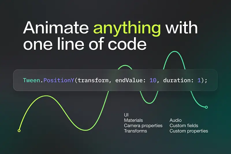 PrimeTween · High-Performance Animations and Sequences Asset Thumbnail
