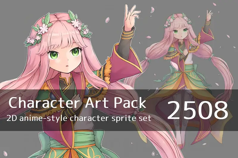 Anime Character Art Pack: 2508 Asset Thumbnail