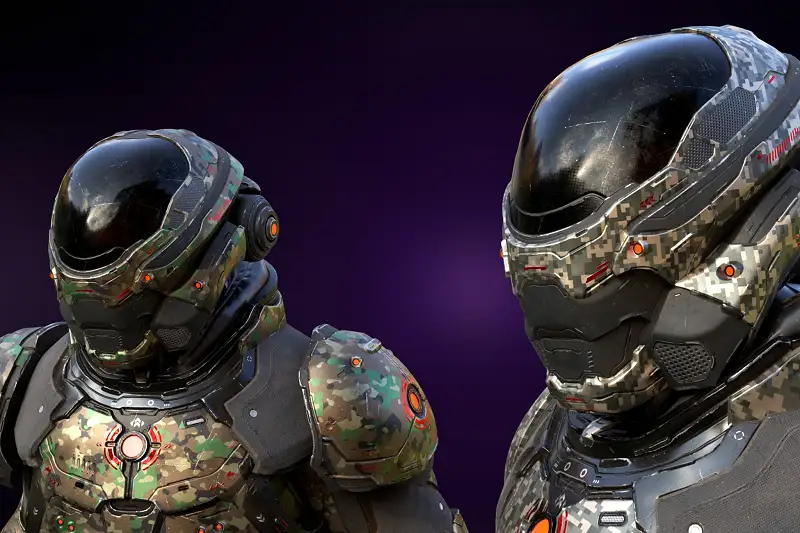Sci-Fi Scout Man Asset Thumbnail