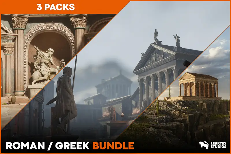 Roman and Greek Environments Bundle Asset Thumbnail