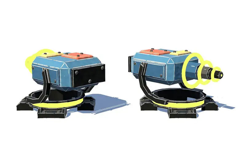 3D Defence Lazer Turret Asset Thumbnail