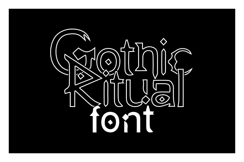 Gothic Ritual Font Package Asset Thumbnail