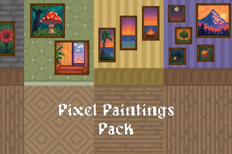 Cozy Pixel Art Pack for Games Asset Thumbnail