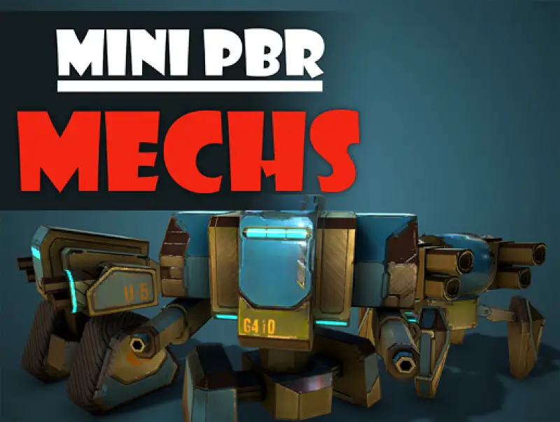 Mini PBR Mechs Asset Thumbnail