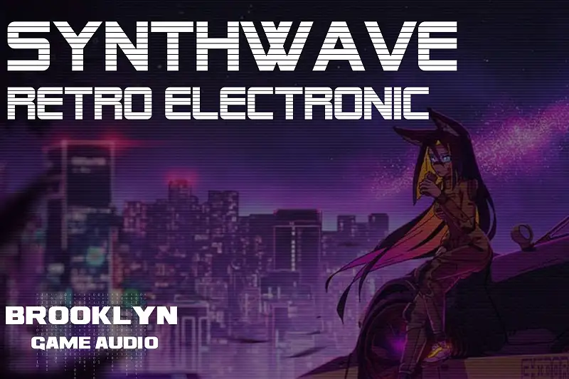 Retro Synthwave Music Tracks for Games Asset Thumbnail